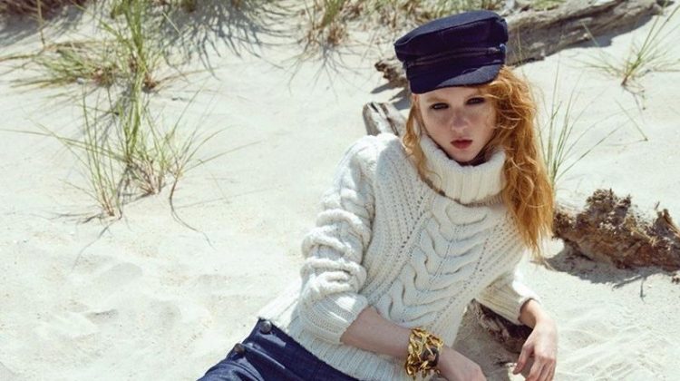 Madison Stubbington Embraces Nautical Style for Vogue Korea