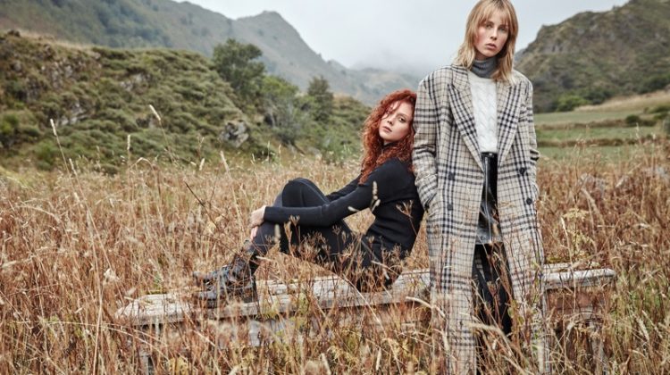 Edie Campbell & Natalie Westling Head to the Great Outdoors for Mango’s Latest Campaign