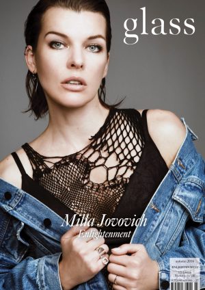 Milla Jovovich Poses in Sleek Looks for Glass Magazine – Fashion Gone Rogue