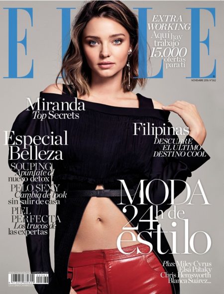 Miranda Kerr Models Louis Vuitton for ELLE Spain Cover Shoot – Fashion ...