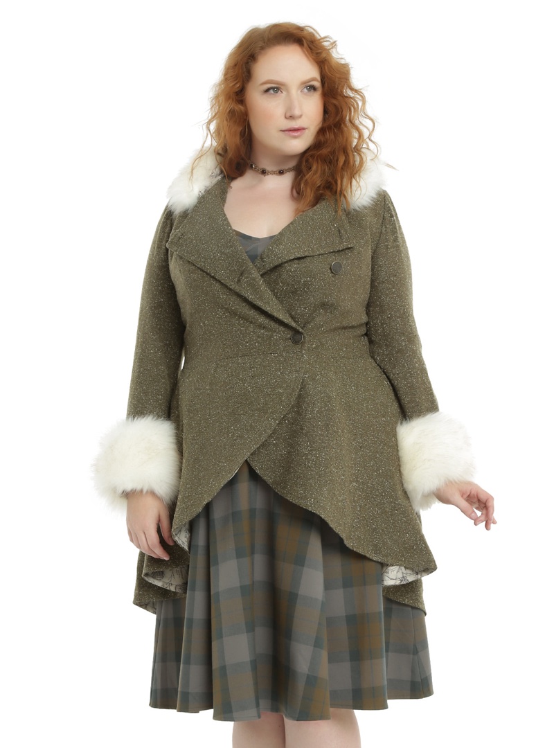 Outlander x Hot Topic Claire Riding Coat - Plus Sizes