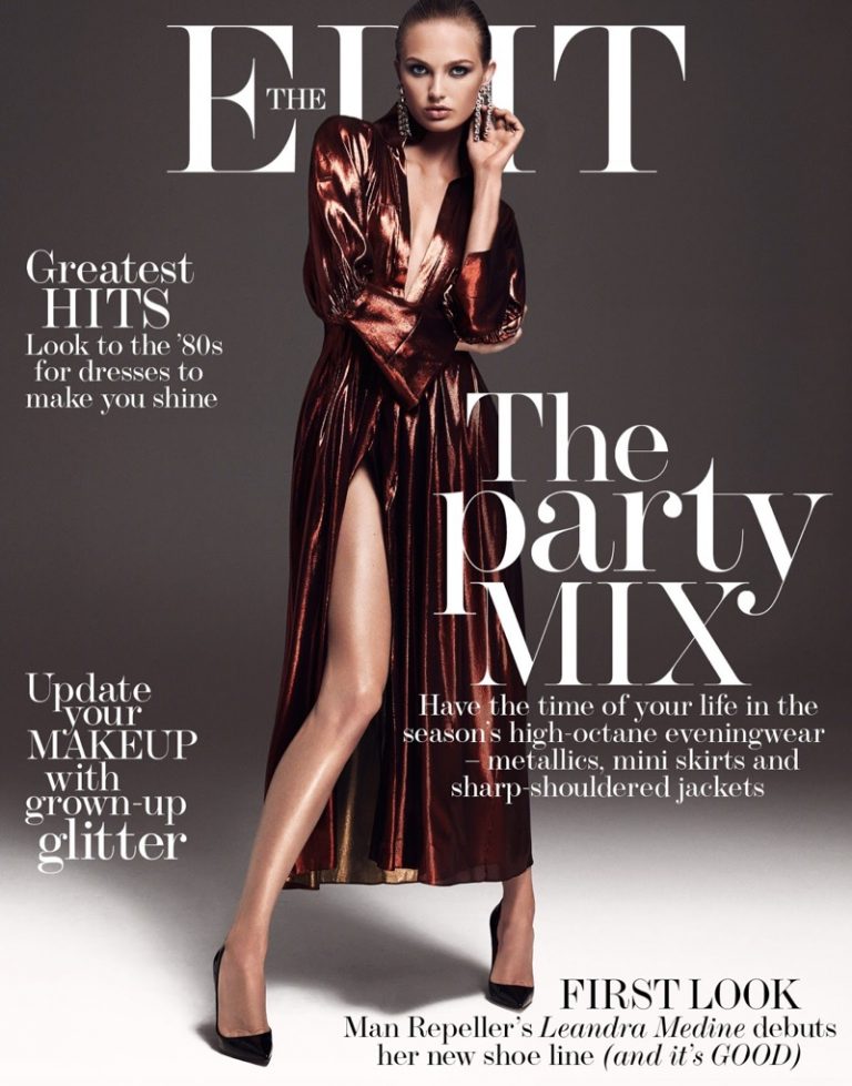 Romee Strijd Poses in the Best Party Ready Looks for The Edit – Fashion