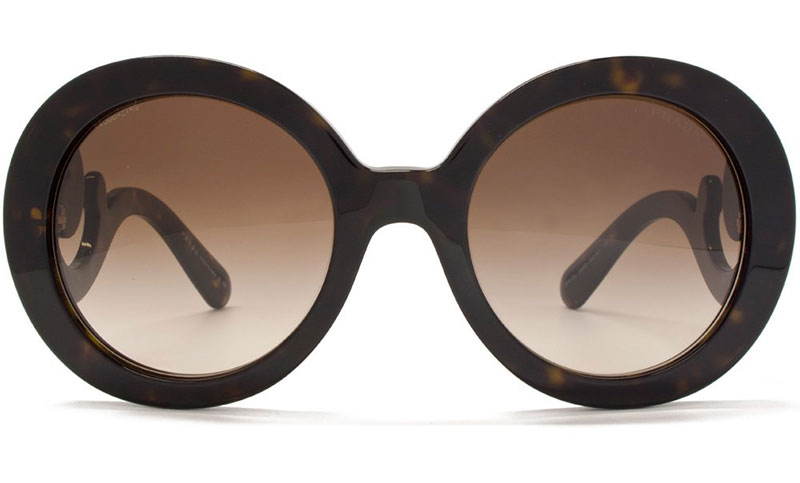 Oversized Havana Sunglasses from Prada, perfect for smaller and larger faces – available here