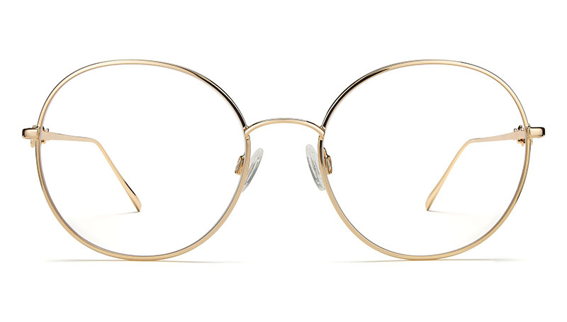 Warby Parker x Leith Clark Little Wilding Glasses in Polished Gold $145