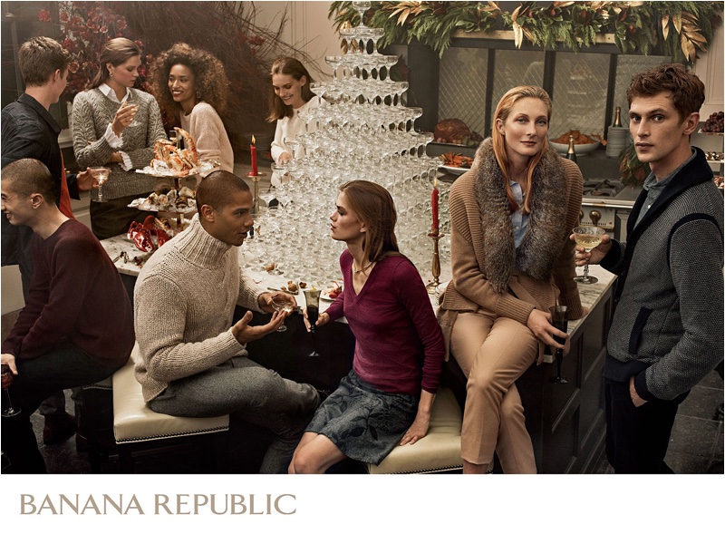Banana Republic sets a festive scene for its holiday 2016 campaign