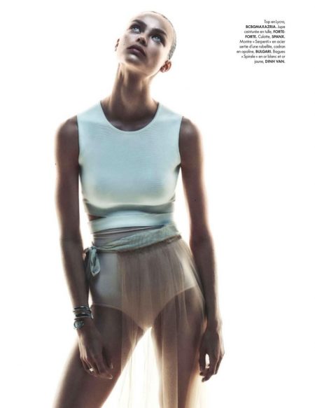 Birgit Kos is Ready to Dance in ELLE France Editorial Birgit Kos is Ready to Dance in ELLE France Editorial