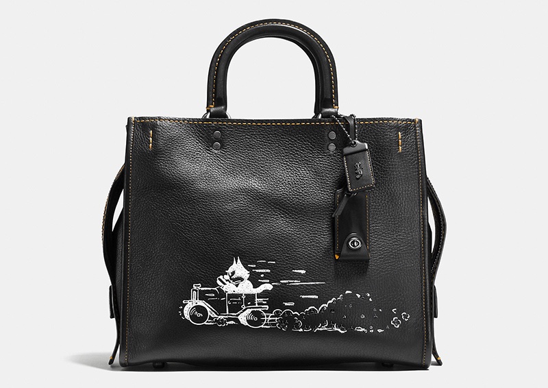 Coach x Felix the Cat Driving Rogue in Glovetanned Leather