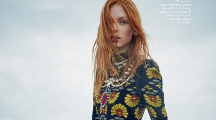 Dani Witt Poses in Dreamy Fall Styles for Town & Country UK