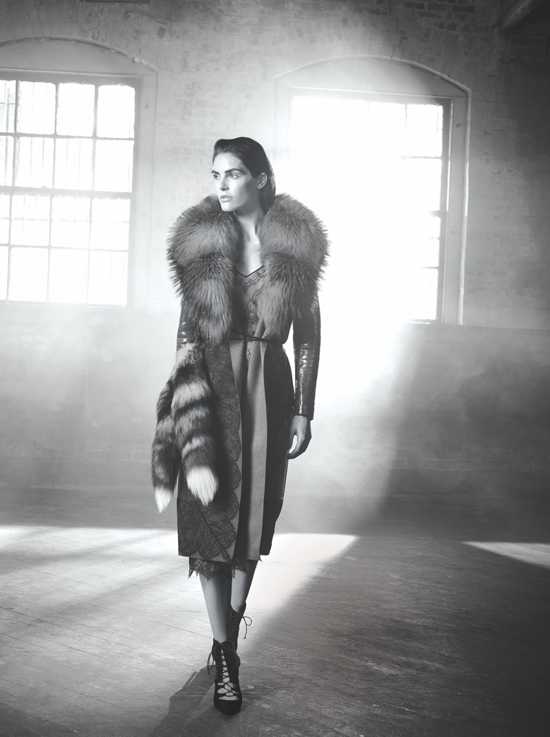 Dennis Basso features fur and lace in its fall-winter 2016 campaign
