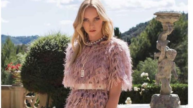 Heather Marks Models Elegant Styles for Harper’s Bazaar Turkey