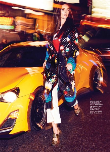 Hilary Rhoda Poses in Day to Night Styles for Cosmopolitan Hilary Rhoda Poses in Day to Night Styles for Cosmopolitan
