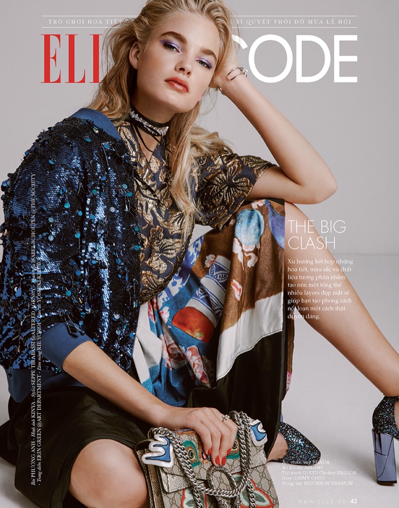 Isabel Scholten stars in ELLE Vietnam’s December issue