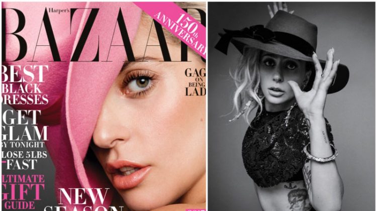 Lady Gaga Brings Back the Statement Hat for Harper’s Bazaar