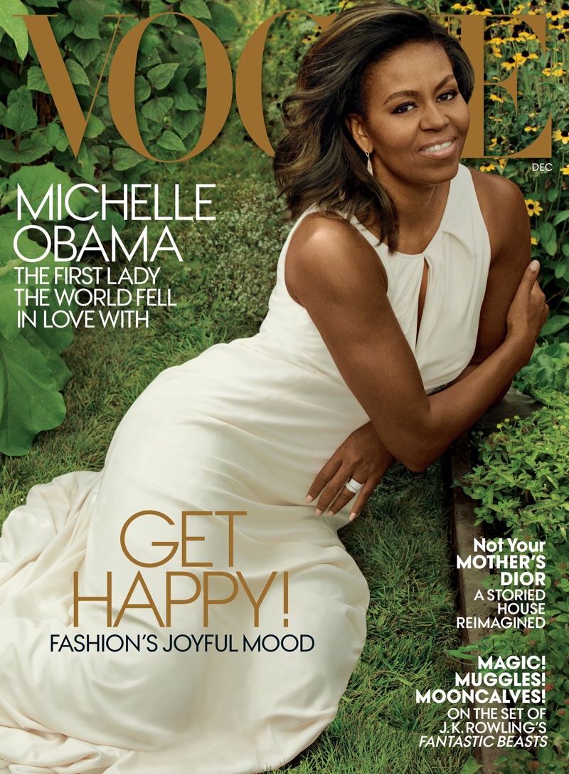 Michelle Obama on Vogue December 2016 Cover. Photo: Annie Leibovitz