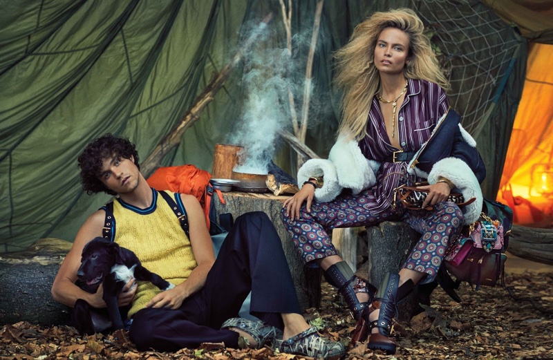 Natasha Poly stars in Harper's Bazaar's December-January issue