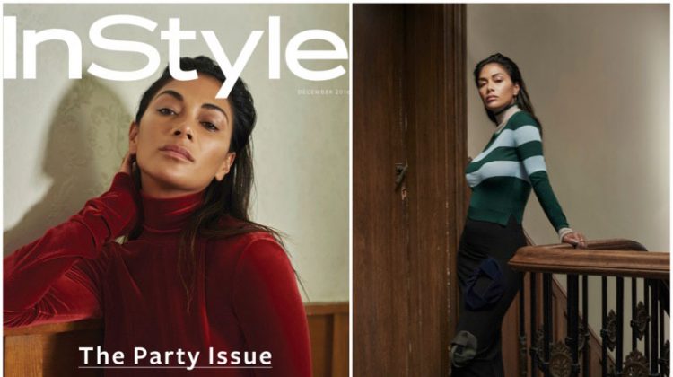 Nicole Scherzinger Poses in Winter Fashions for InStyle UK