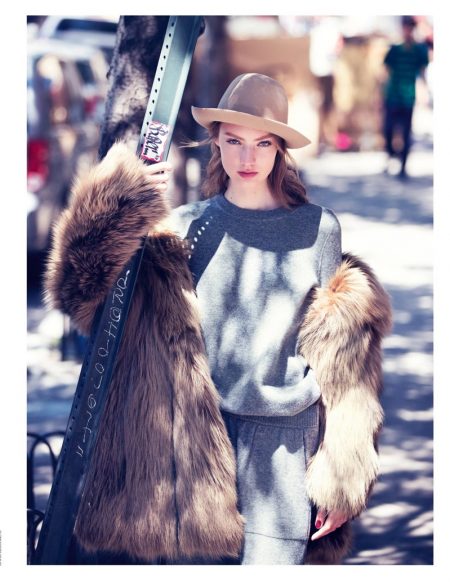 Susanne Knipper Models Autumn Street Style for Marie Claire Italy