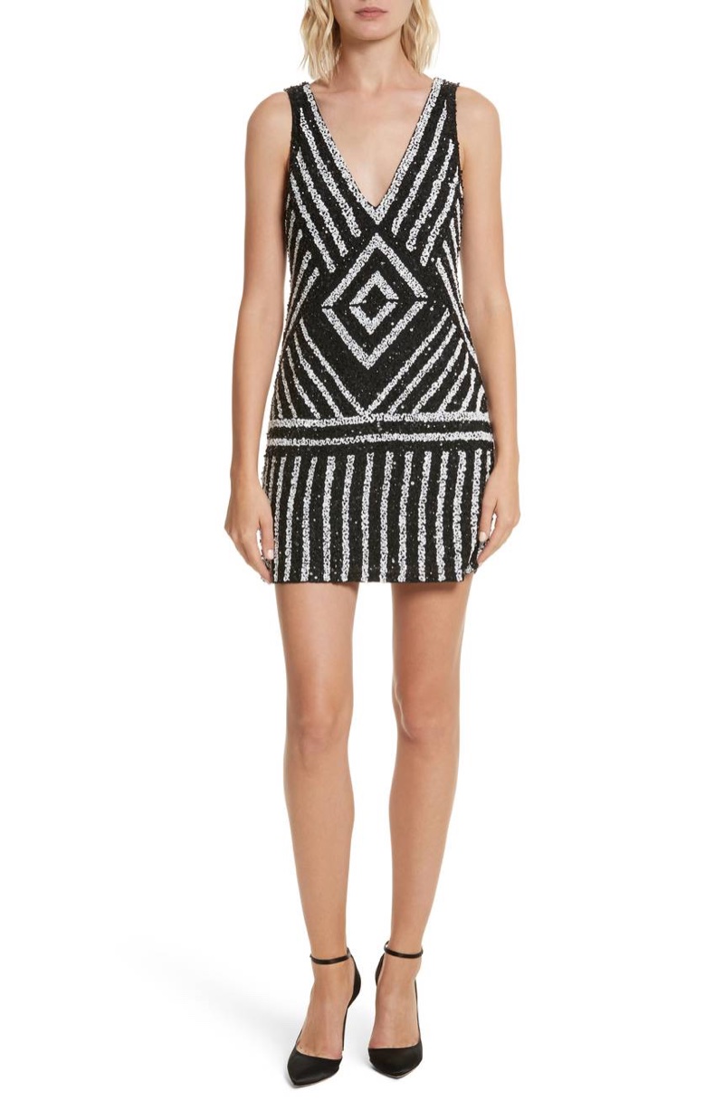 Alice + Olivia 'Venetia' Embellished Shift Dress $795