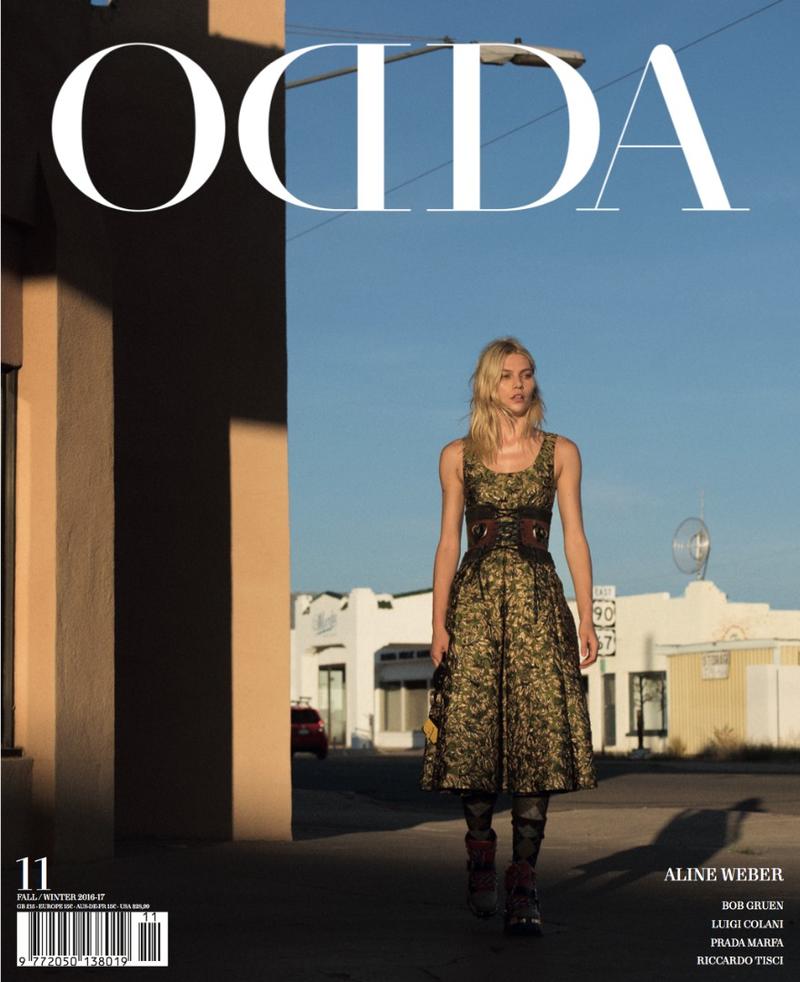 Aline Weber on ODDA Magazine Fall-Winter 2016.17 Cover