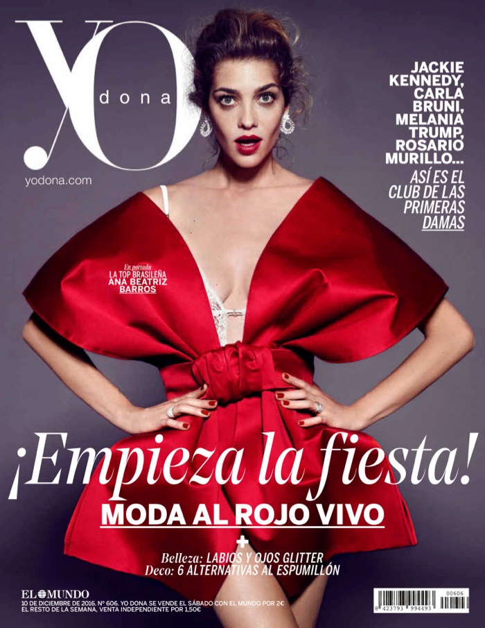 Ana Beatriz Barros on Yo Dona Spain December 10th, 2016 Cover