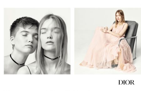 Twin Sisters Ruth & May Bell Star in Dior's Spring 2017 Campaign Dior focuses on femininity for its spring 2017 campaign