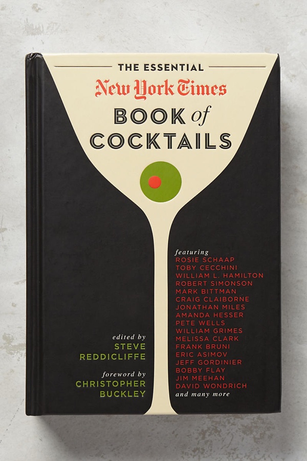 The Essential New York Times Book of Cocktails. Photo: Anthropologie