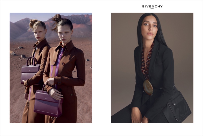 Vittoria Ceretti, Faretta and Lea T. star in Givenchy's spring-summer 2017 campaign