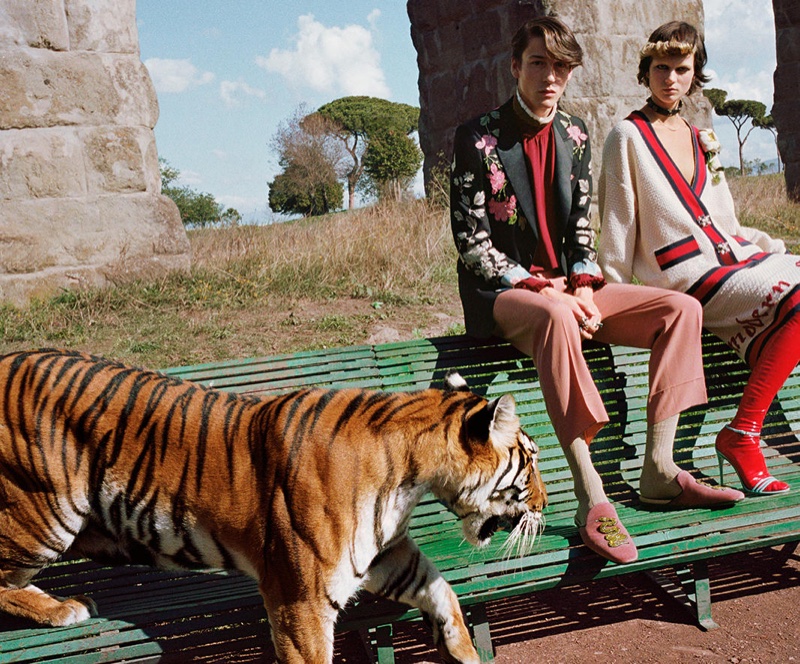 An image from Gucci's spring-summer 2017 campaign