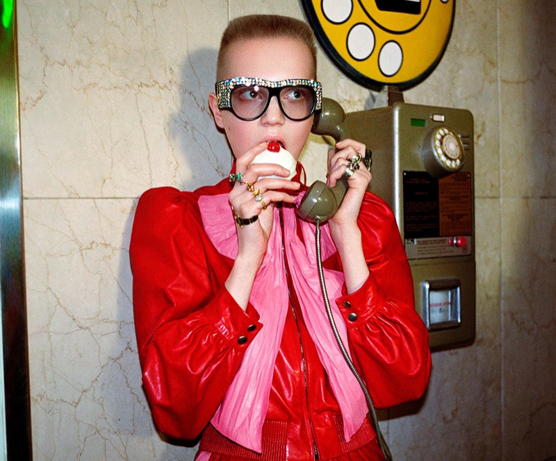 Gucci channels 1980’s style for its spring 2017 campaign