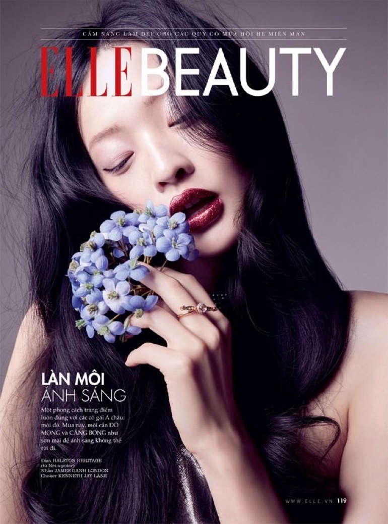 Hilda Lee stars in ELLE Vietnam's November issue