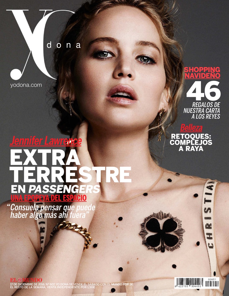 Jennifer Lawrence on Yo Dona December 17th, 2016 Cover