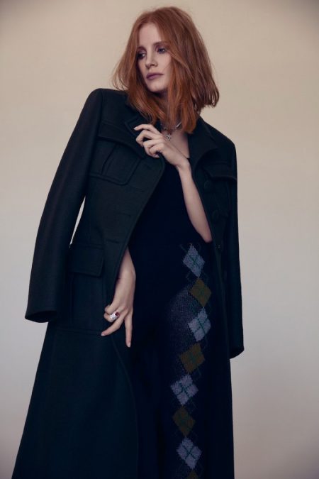 Jessica Chastain Wears Elegant Styles for L'Officiel Paris Jessica Chastain Wears Elegant Styles for L'Officiel Paris
