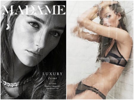 Josephine le Tutour Models Lingerie Looks in Air France Madame Josephine le Tutour Models Lingerie Looks in Air France Madame