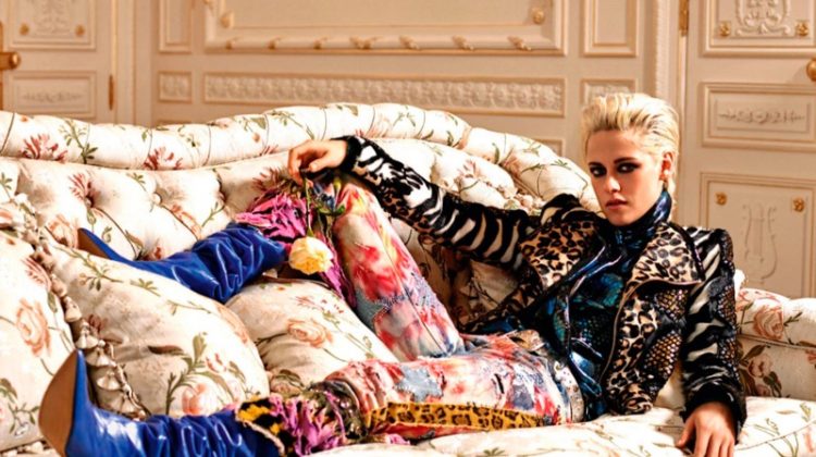 Kristen Stewart Channels 80's Fashion in Colorful Spread for Vogue Paris