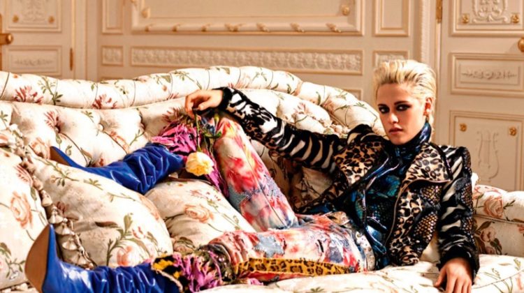 Kristen Stewart Channels 80’s Fashion in Colorful Spread for Vogue Paris