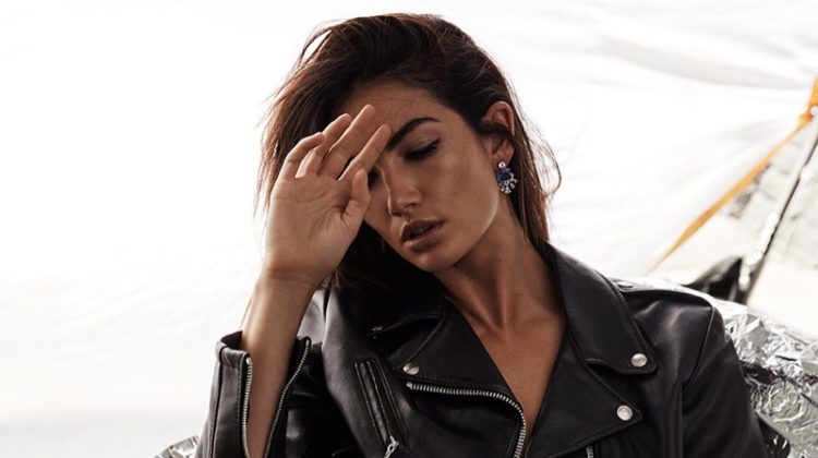 Lily Aldridge Poses in Cool Girl Looks for Tatler UK