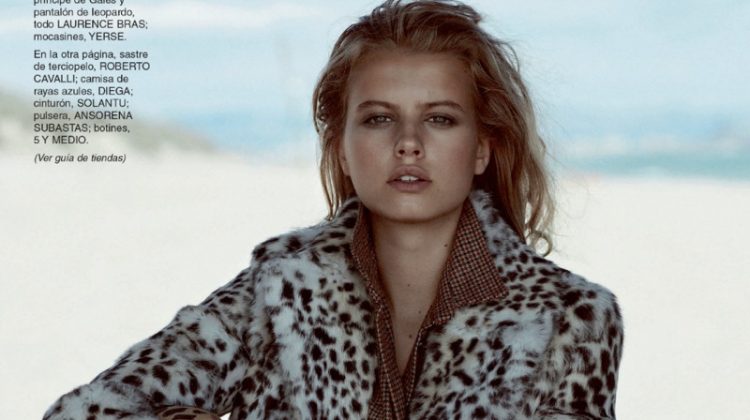 Linda Slava Shows How to Wear Animal Prints in TELVA Magazine
