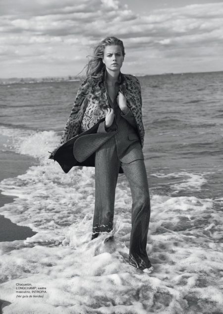 Linda Slava Shows How to Wear Animal Prints in TELVA Magazine