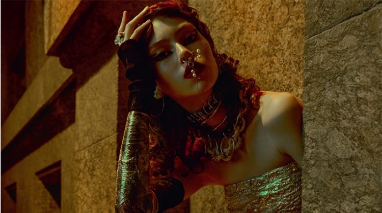 Lorena Maraschi Gets Punk Glam in Vogue Brazil