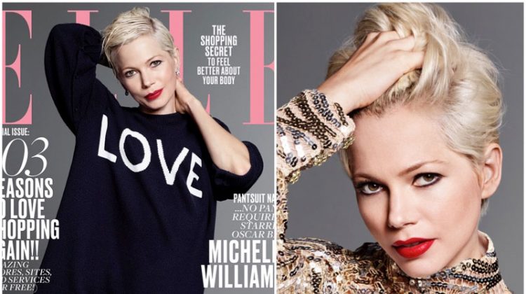 Michelle Williams Stars in ELLE, Talks Dealing with the Tabloids