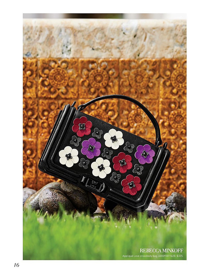Rebecca Minkoff Love Floral-Applique Leather Crossbody Bag