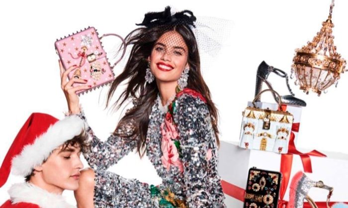 Sara Sampaio & Stella Maxwell Have a Stylish Christmas in Vogue Paris