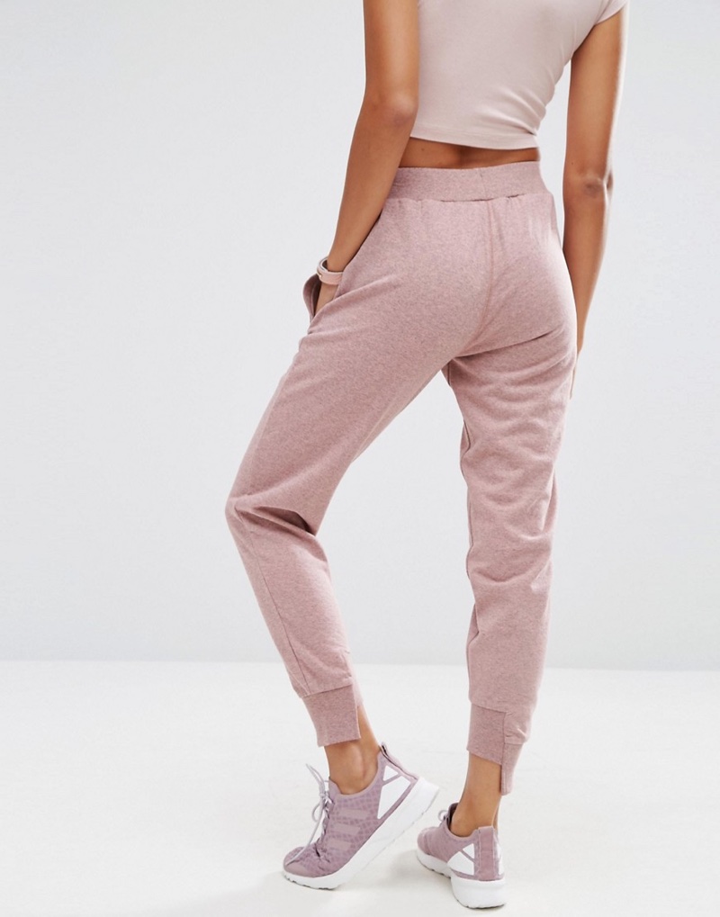 A stepped hem makes for a comfy fit with these ASOS Marl Joggers