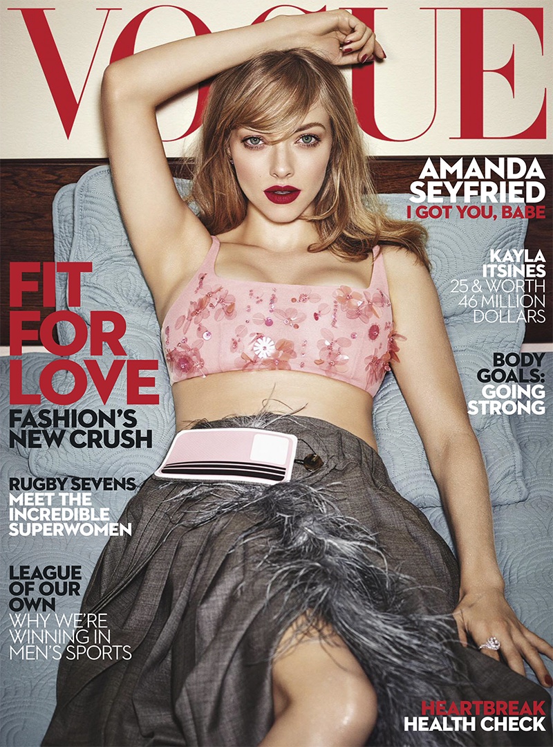 Amanda Seyfried on Vogue Australia February 2017 Cover