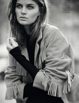 Anja Voskresenska Models Chic Statement Jackets for ELLE Spain ...