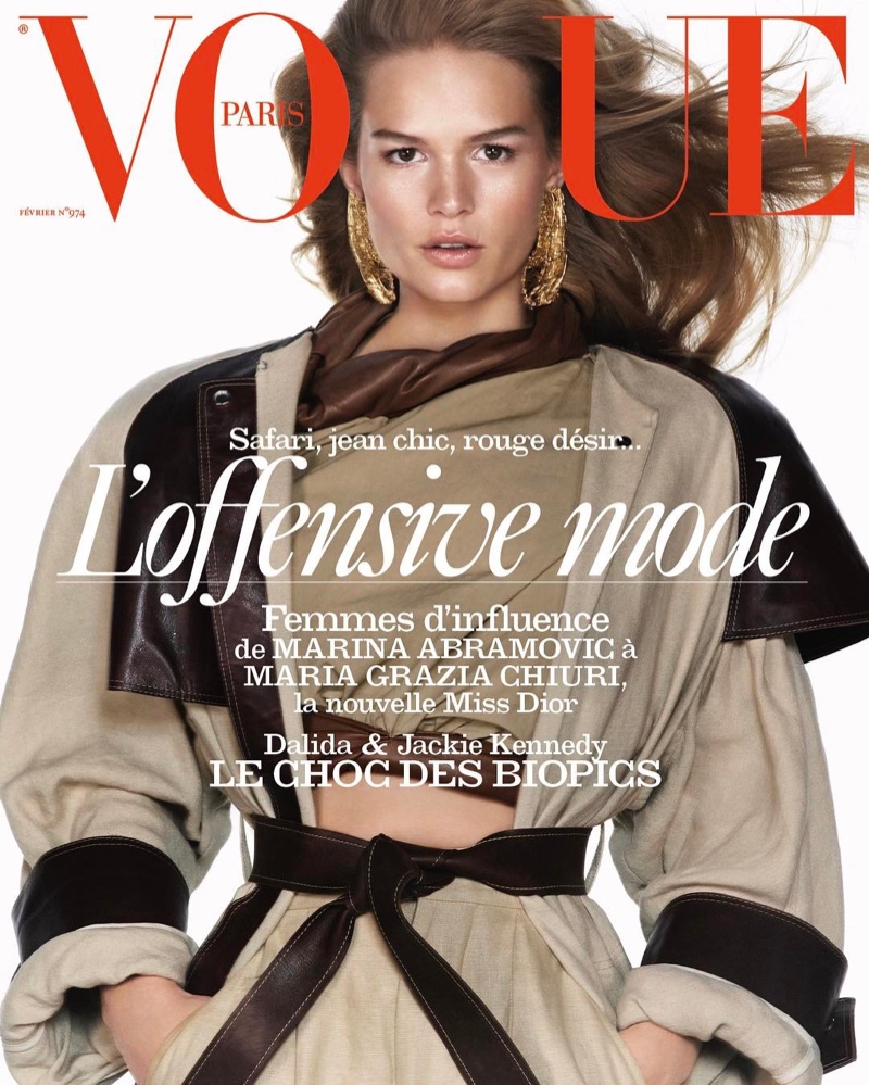 Anna Ewers on Vogue Paris February 2017 Cover