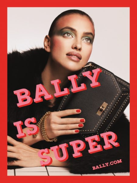 Irina Shayk is 80's Glam in Bally's Spring 2017 Campaign Irina Shayk stars in Bally’s spring-summer 2017 campaign