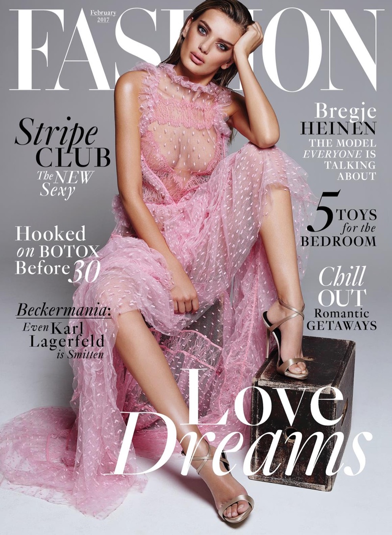 Bregje Heinen on FASHION Magazine February 2017 Cover