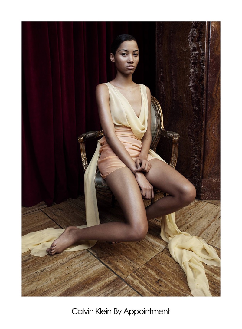 Lineisy Montero stars in Calvin Klein By Appointment lookbook