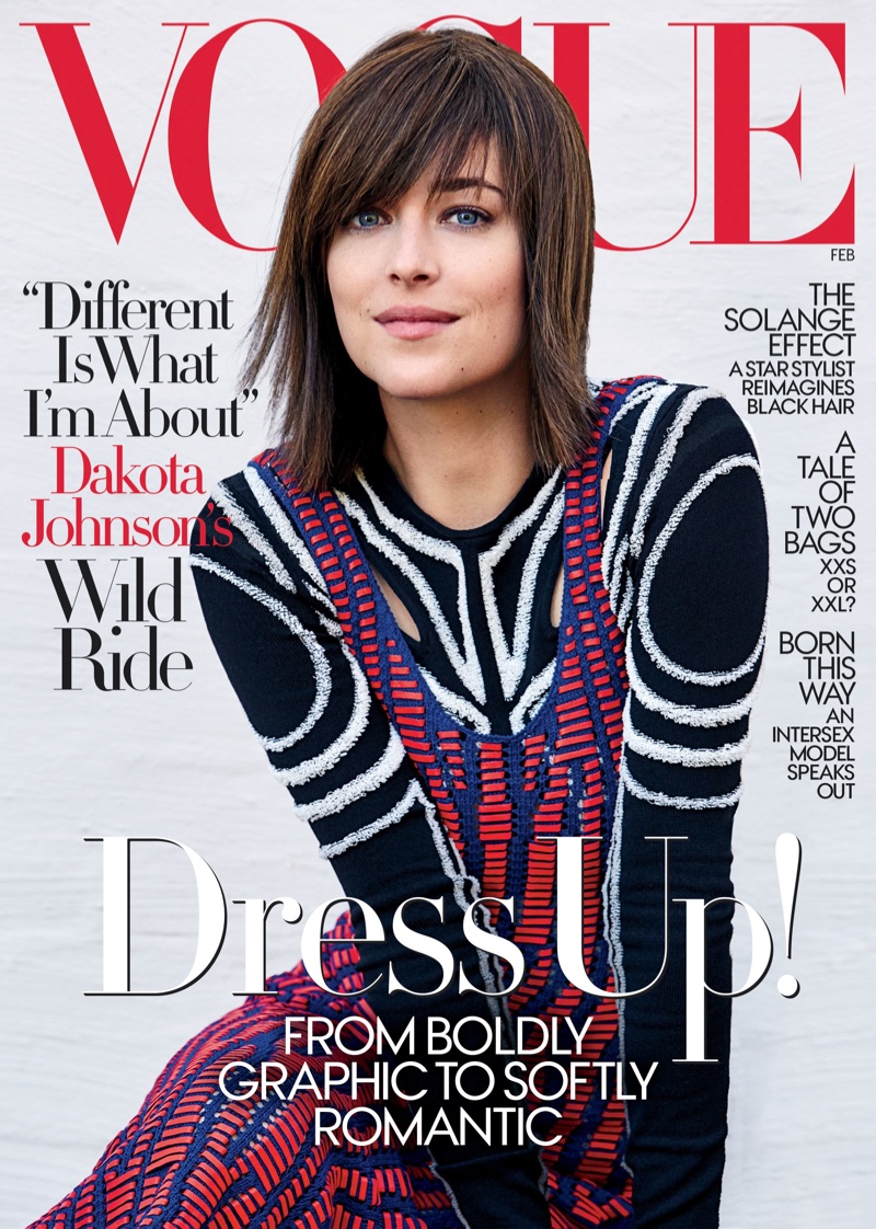 Dakota Johnson on Vogue Magazine February 2017 Cover